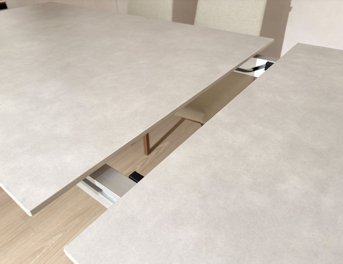 Table à manger extensible en pierre frittée CARMENT