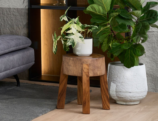 Table basse en bois massif CARNE