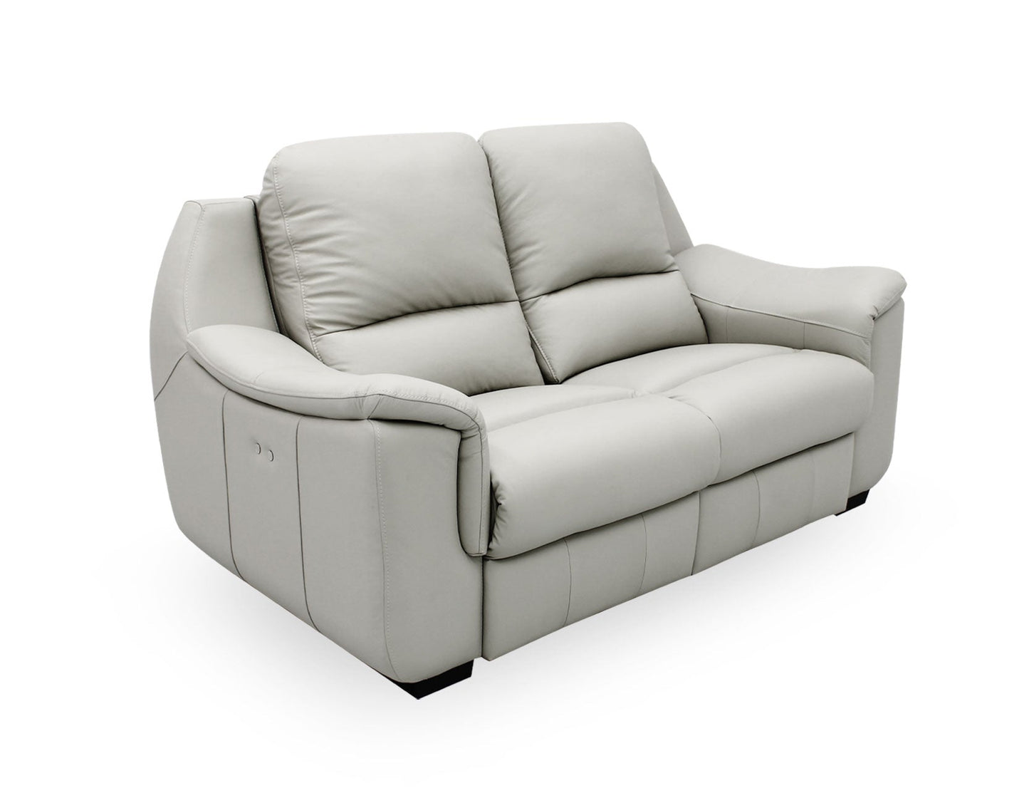 Canapé inclinable motorisé en cuir CONCERTO avec dossier haut