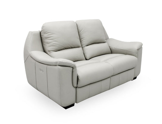 Canapé inclinable motorisé en cuir CONCERTO avec dossier haut