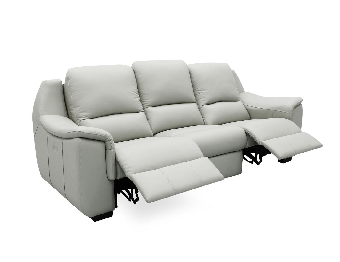 Canapé inclinable motorisé en cuir CONCERTO avec dossier haut