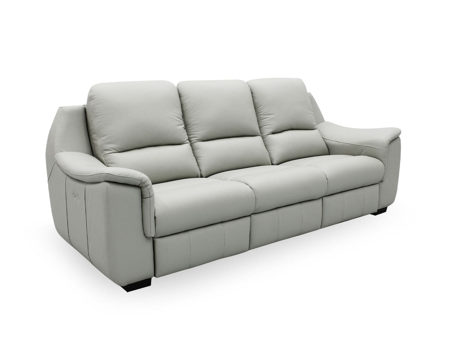Canapé inclinable motorisé en cuir CONCERTO avec dossier haut