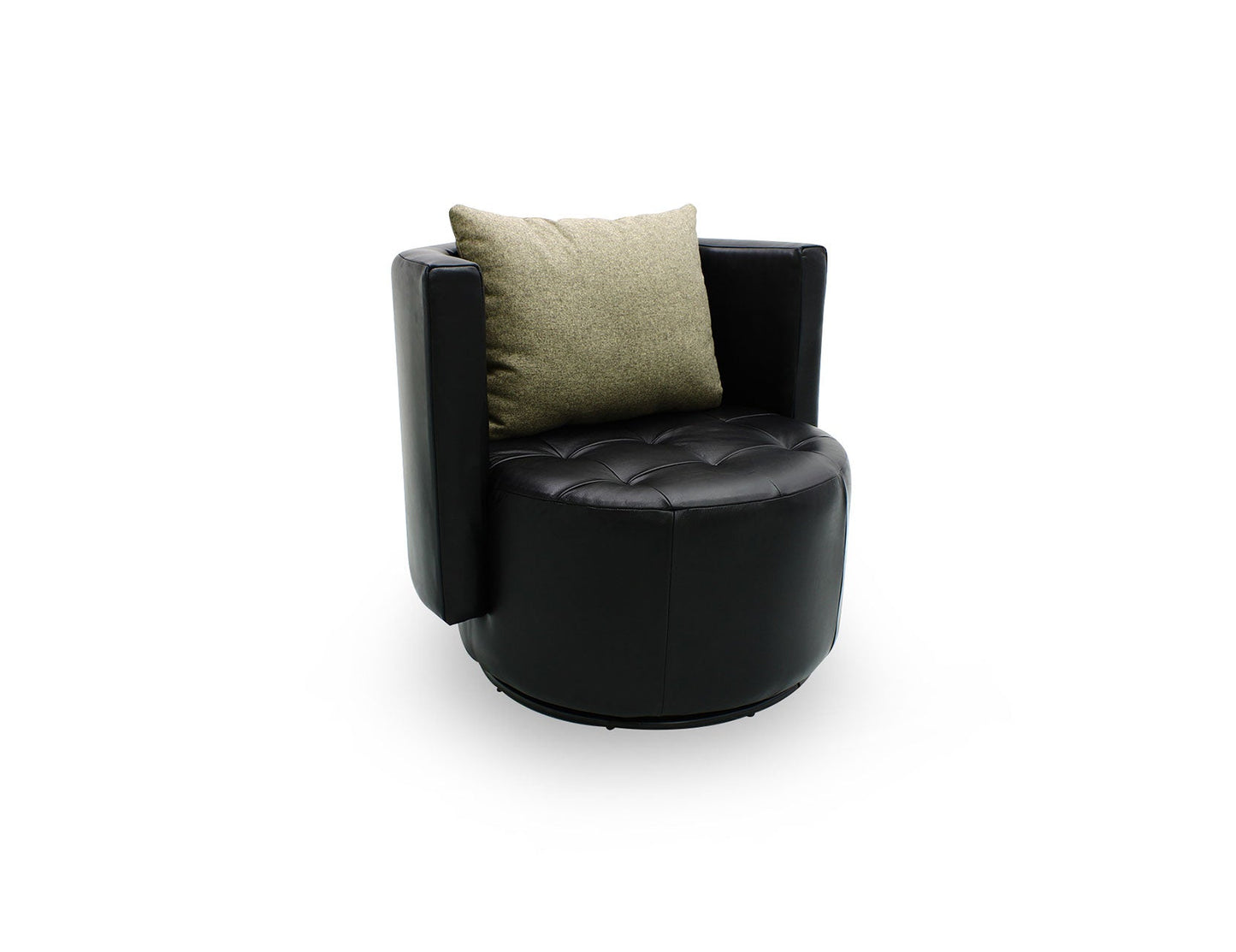 Fauteuil pivotant en similicuir CLUB