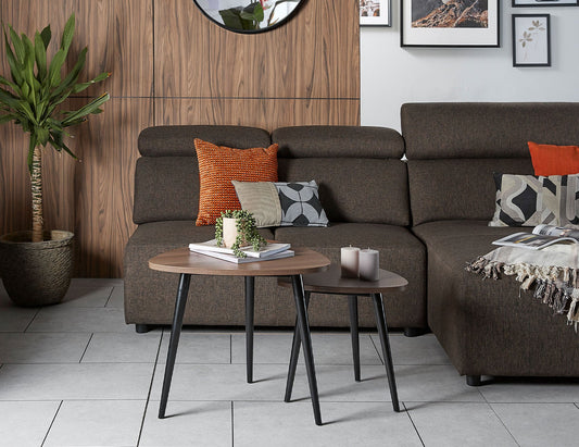 Table basse DANSK en noyer