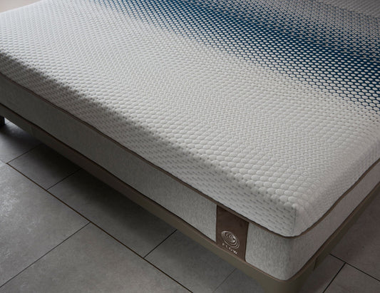 Matelas FLOW Silver Fresh en latex naturel antistatique à ressorts réactifs