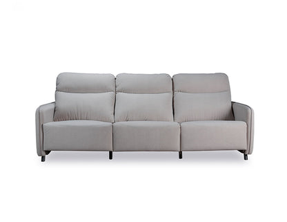 Canapé inclinable motorisé en tissu HOMER avec dossier haut et ports USB