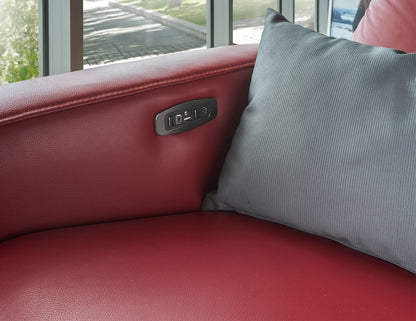 Canapé inclinable motorisé en cuir SEVA