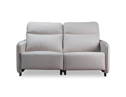 Canapé inclinable motorisé en tissu HOMER avec dossier haut et ports USB