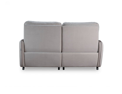 Canapé inclinable motorisé en tissu HOMER avec dossier haut et ports USB