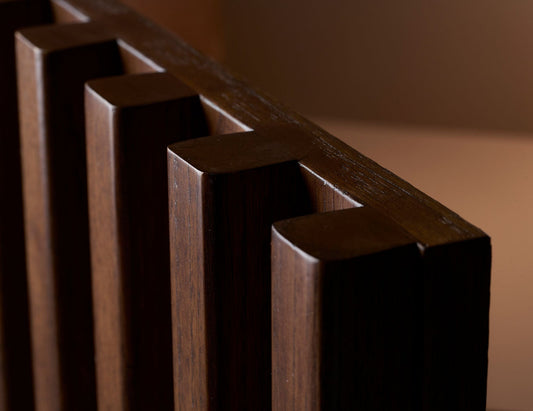 Étagère de rangement multifonctionnelle cannelée LOUVRE