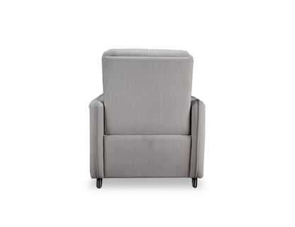 Canapé inclinable motorisé en tissu HOMER avec dossier haut et ports USB