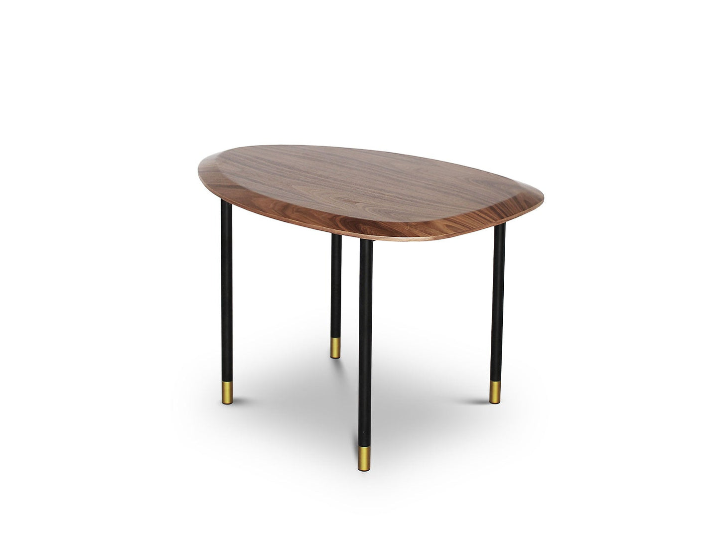 Table basse CELADON avec pieds en acier à pointes dorées