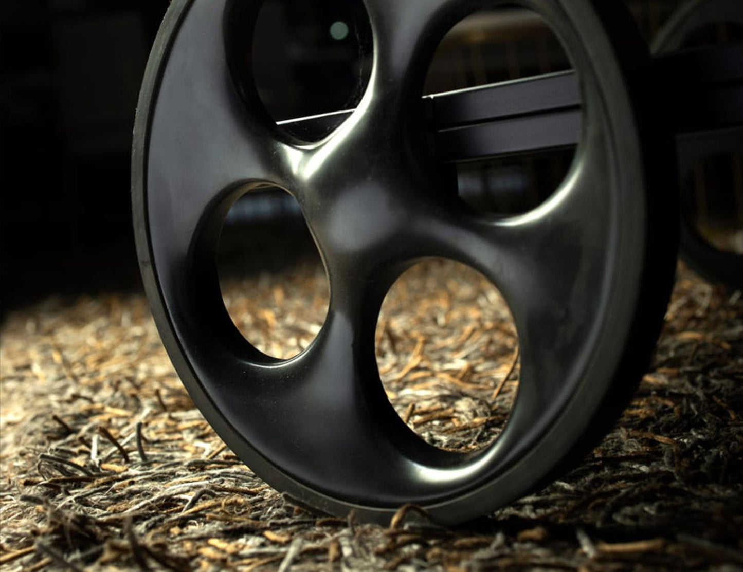 Chariot à thé miroir en bronze ASSAM