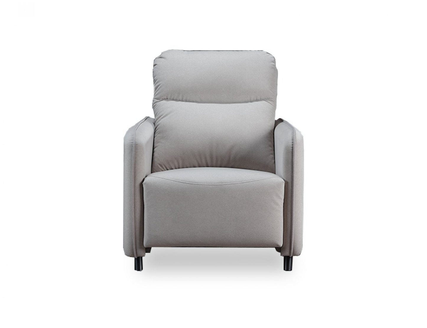 Canapé inclinable motorisé en tissu HOMER avec dossier haut et ports USB