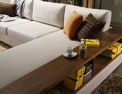 Canapé modulable ELDA en tissu déhoussable