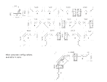Canapé modulaire en tissu EVITA