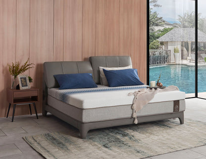 Matelas FLOW Silver Fresh en latex naturel antistatique à ressorts réactifs