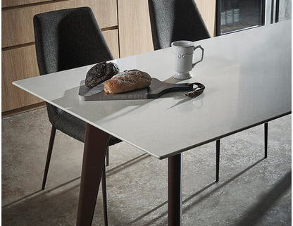 Table à manger avec plateau en quartz KAY