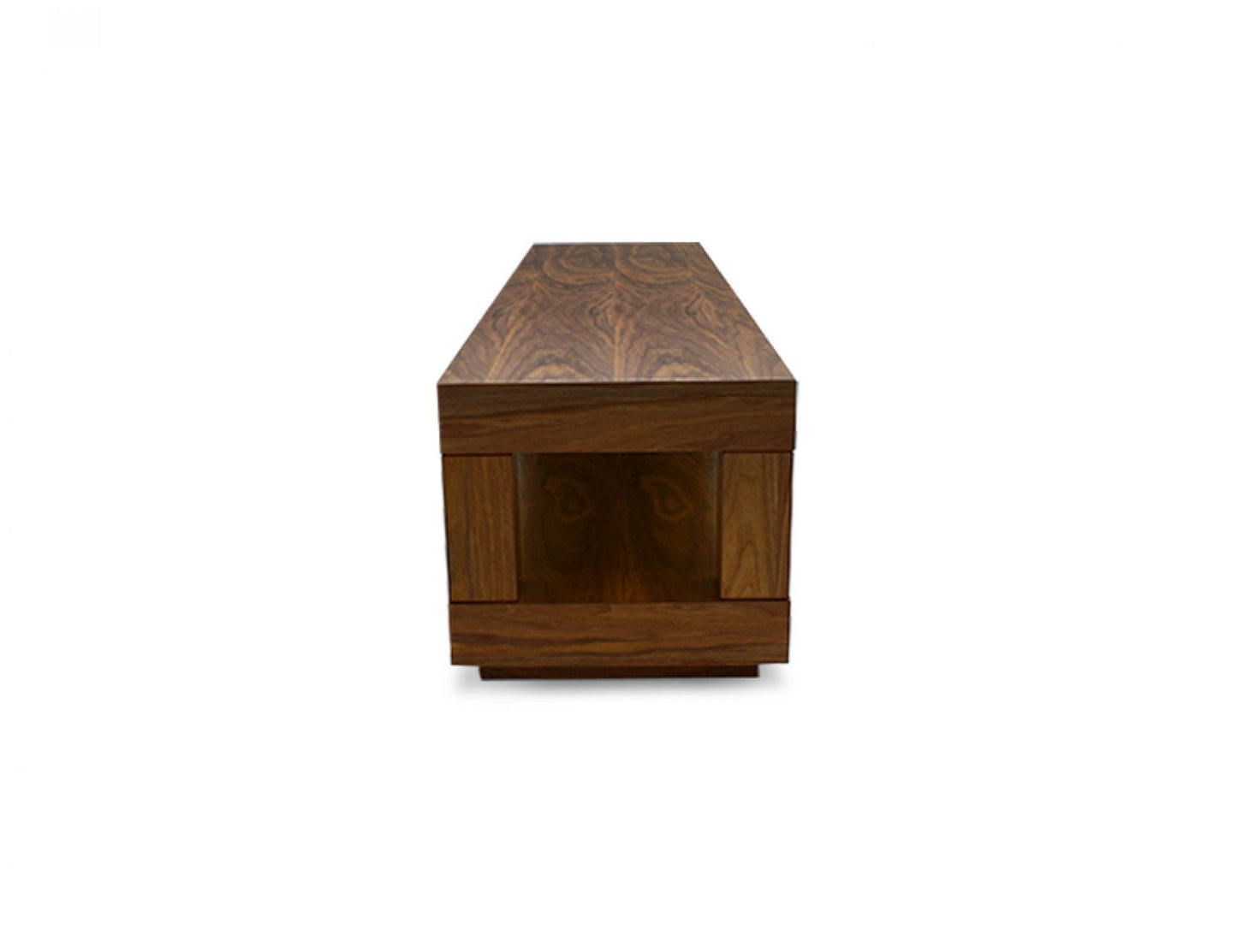 Console TV avec rangement en noyer MAX