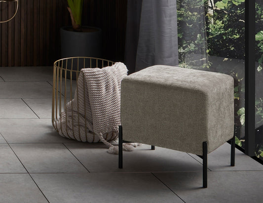 Tabouret en tissu Arca