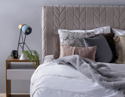 Cadre de lit matelassé RIBB FabricGard