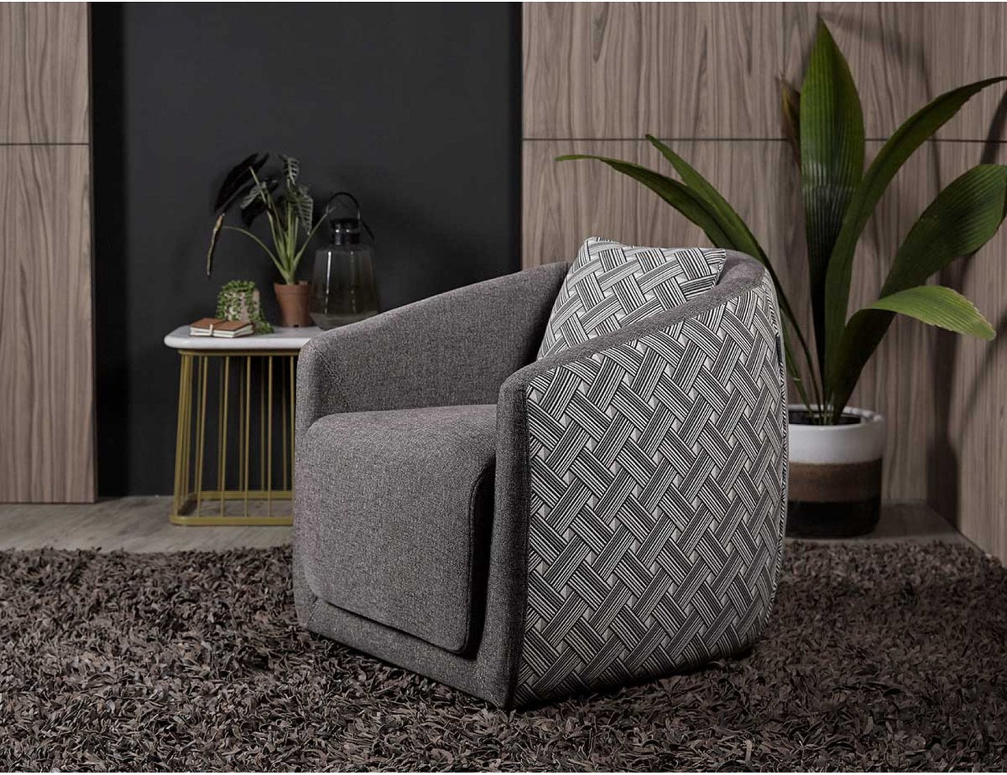 Fauteuil en tissu HATCH