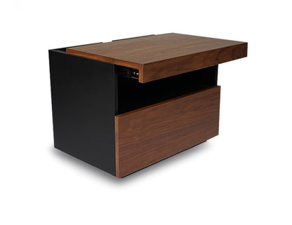 Table de chevet SLIDE en noyer