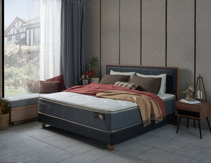 Matelas Spinal Supreme Sanitized® en latex naturel antimicrobien avec ressorts réactifs